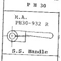 Mixing Arm Handle SS RH Mixing Arm Handle SS RH